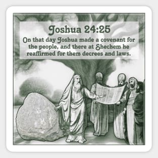 Joshua 24:25 Sticker